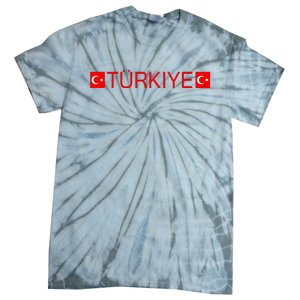 Turkiye Turkish Sports Jersey Style Turkey Flag Tie-Dye T-Shirt