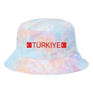 Turkiye Turkish Sports Jersey Style Turkey Flag Tie Dye Newport Bucket Hat