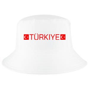 Turkiye Turkish Sports Jersey Style Turkey Flag Cool Comfort Performance Bucket Hat