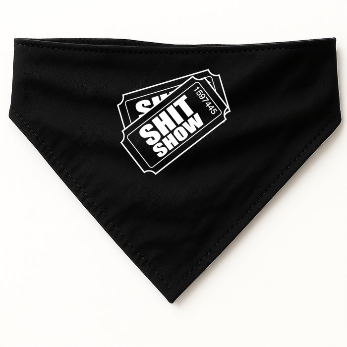 Two tickets shit show USA-Made Doggie Bandana