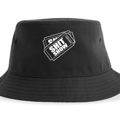 Two tickets shit show Sustainable Bucket Hat