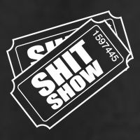 Two tickets shit show Adult Drive Performance Visor