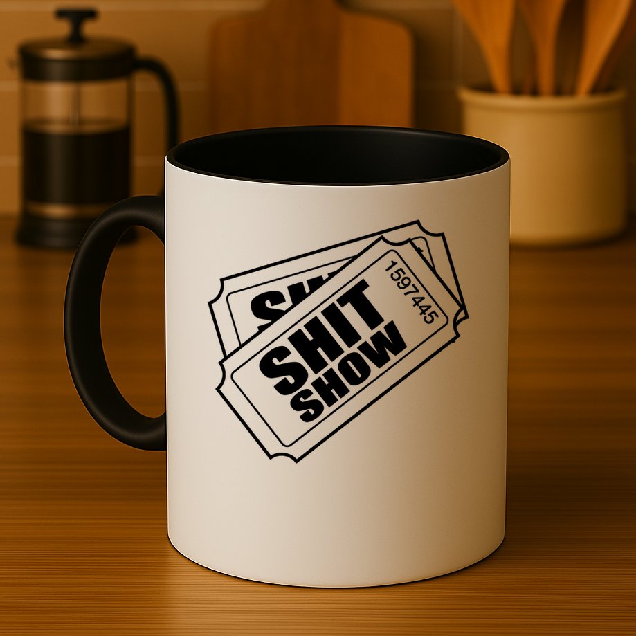 Two tickets shit show Mug