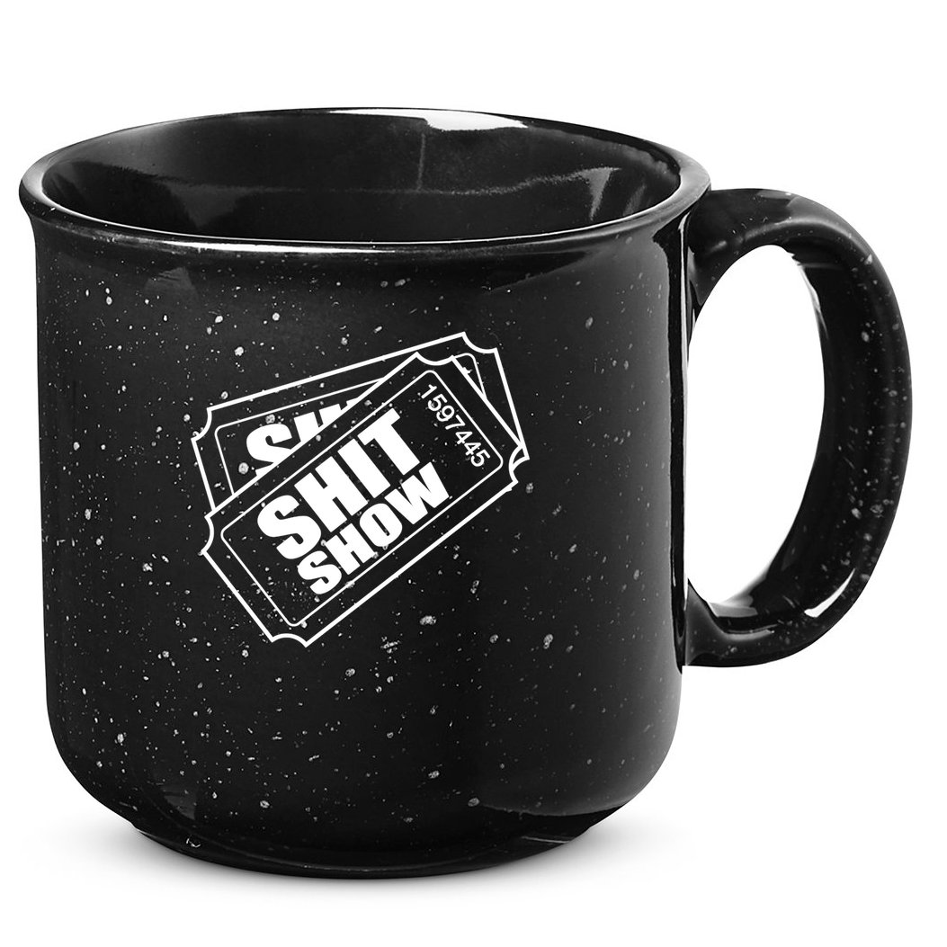 Two tickets shit show 15oz Campfire Ceramic Mug
