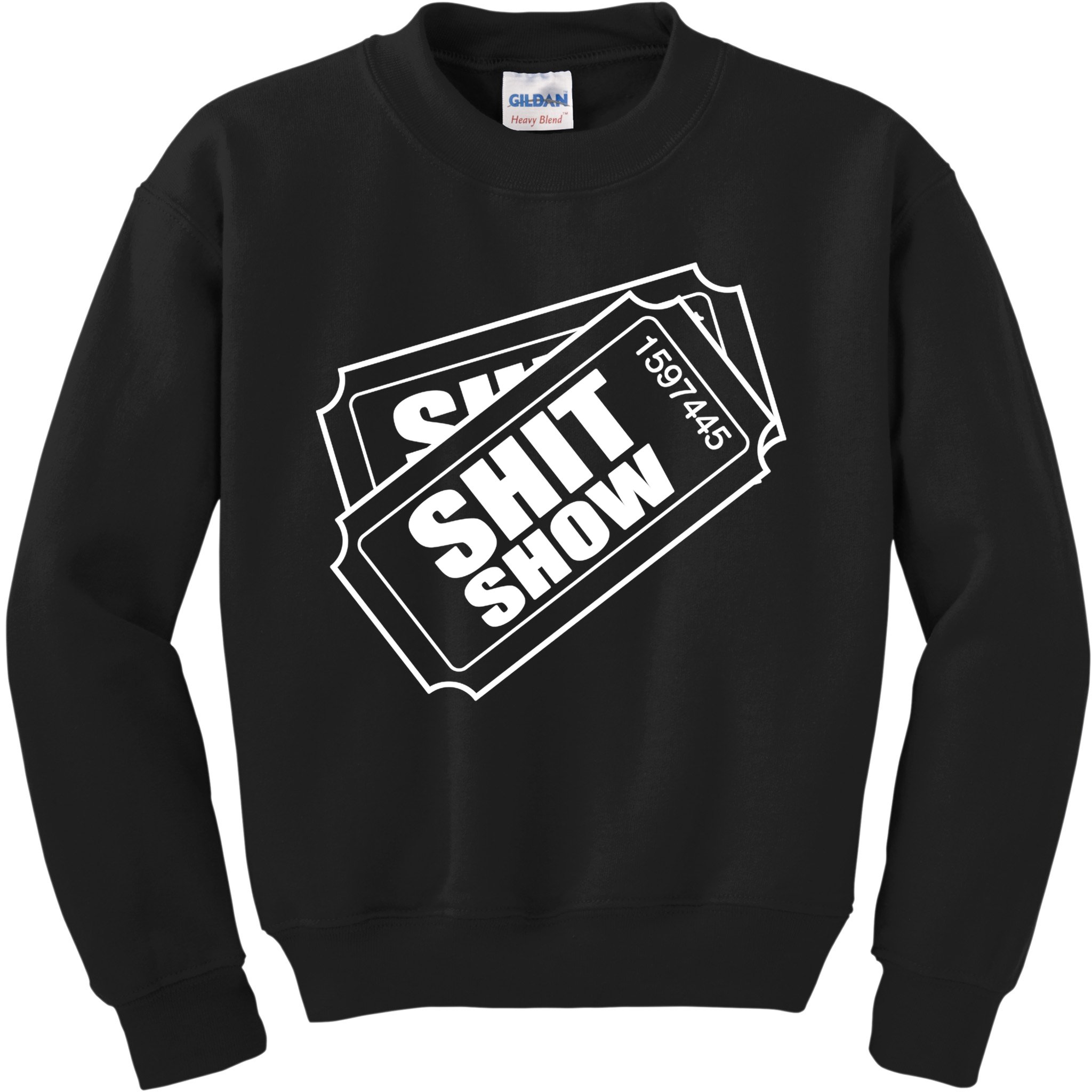 Two tickets shit show Kids Sweatshirt