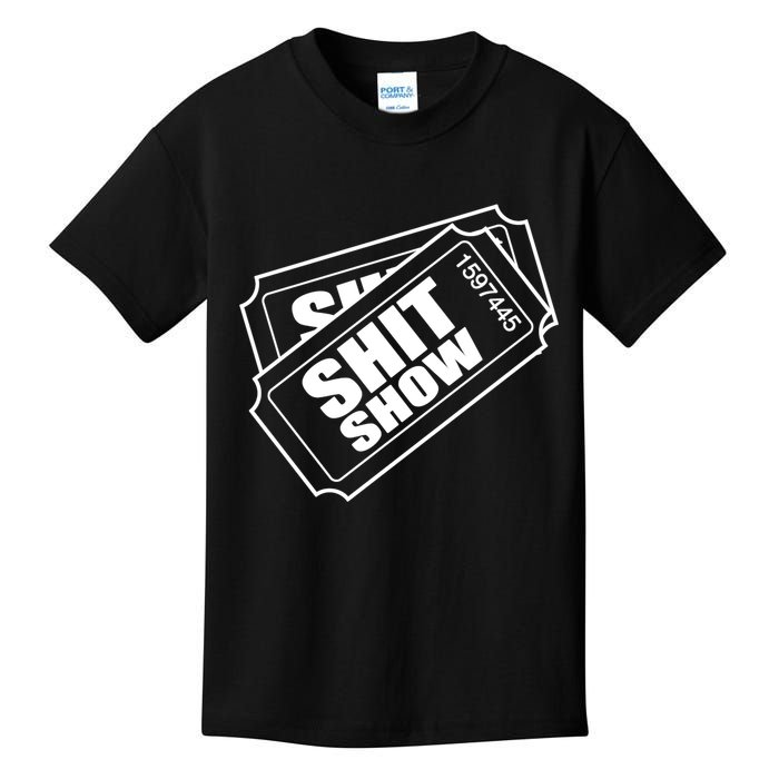 Two tickets shit show Kids T-Shirt
