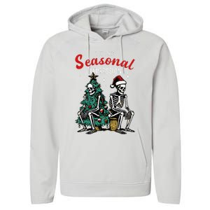 Tis The Seasonal Depression Performance Fleece Hoodie