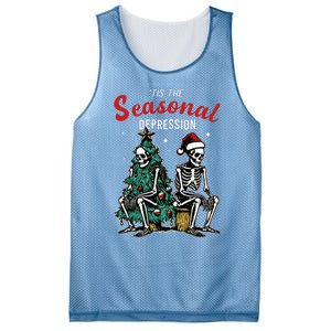 Tis The Seasonal Depression Mesh Reversible Basketball Jersey Tank