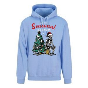 Tis The Seasonal Depression Unisex Surf Hoodie