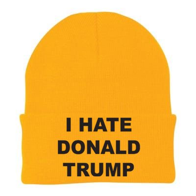 Top That Says I Hate Donald Trump Anti Trump Sucks Knit Cap Winter Beanie