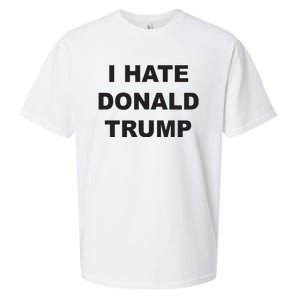 Top That Says I Hate Donald Trump Anti Trump Sucks Sueded Cloud Jersey T-Shirt