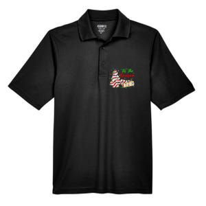 Tis' The Season Christmas Tree Cakes Debbie Xmas Men's Origin Performance Pique Polo