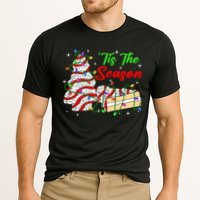 Tis' The Season Christmas Tree Cakes Debbie Xmas Cooling Performance Crew T-Shirt