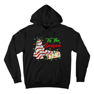 Tis' The Season Christmas Tree Cakes Debbie Xmas Hoodie