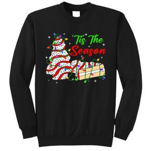 Tis' The Season Christmas Tree Cakes Debbie Xmas Sweatshirt