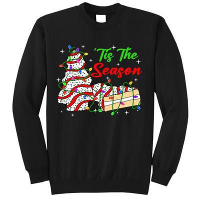 Tis' The Season Christmas Tree Cakes Debbie Xmas Sweatshirt