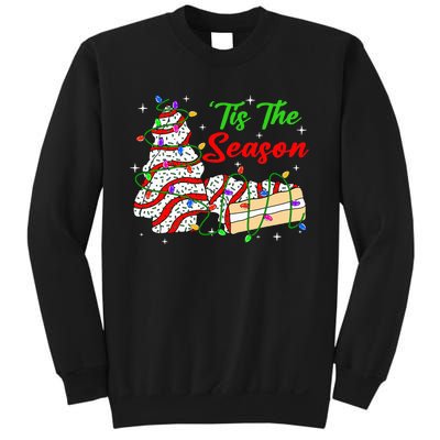 Tis' The Season Christmas Tree Cakes Debbie Xmas Sweatshirt