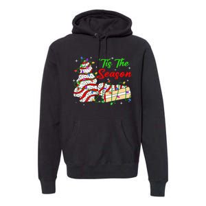 Tis' The Season Christmas Tree Cakes Debbie Xmas Premium Hoodie