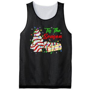 Tis' The Season Christmas Tree Cakes Debbie Xmas Mesh Reversible Basketball Jersey Tank