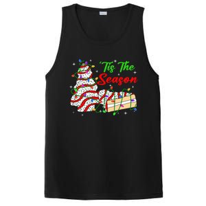 Tis' The Season Christmas Tree Cakes Debbie Xmas PosiCharge Competitor Tank