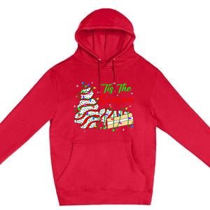 Tis' The Season Christmas Tree Cakes Debbie Xmas Premium Pullover Hoodie