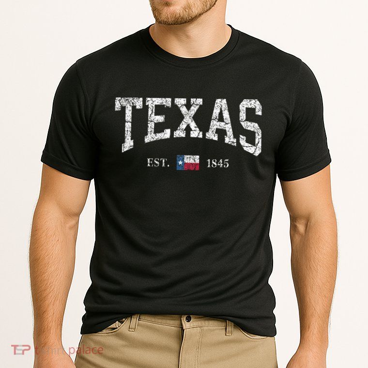 Texas  Texas State Flag Distressed Performance Shirt