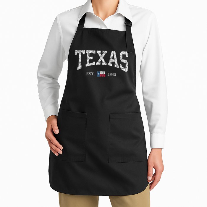 Texas  Texas State Flag Distressed Apron