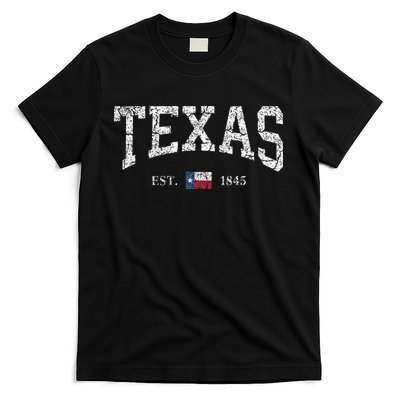 Texas  Texas State Flag Distressed T-Shirt