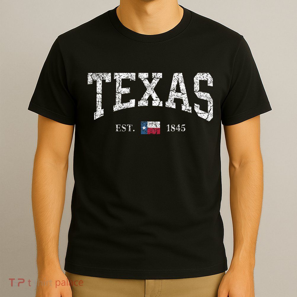 Texas  Texas State Flag Distressed T-Shirt
