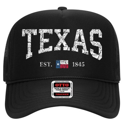 Texas  Texas State Flag Distressed Trucker Hat