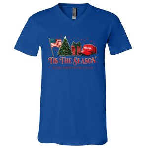 Tis The Season Trump Maga 2024 V-Neck T-Shirt