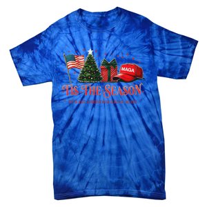 Tis The Season Trump Maga 2024 Tie-Dye T-Shirt