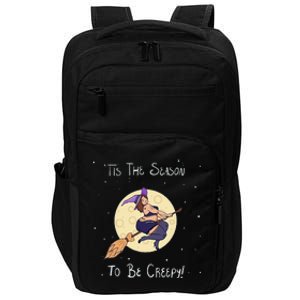 Tis The Season To Be Creepy Funny Christmas Xmas Impact Tech Backpack