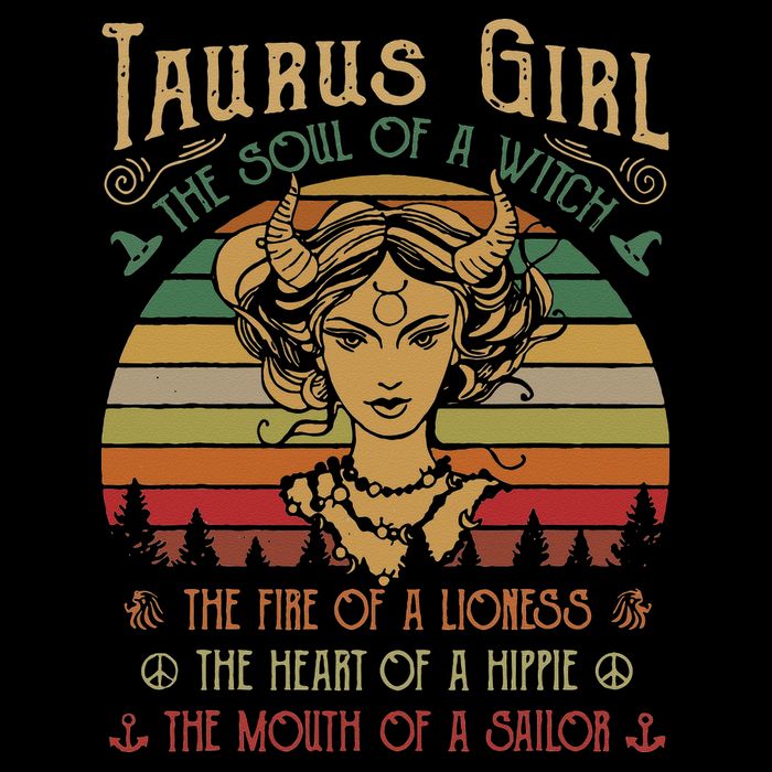 Taurus The Soul of a Witch The fire of a Lioness Hippie Performance Shirt