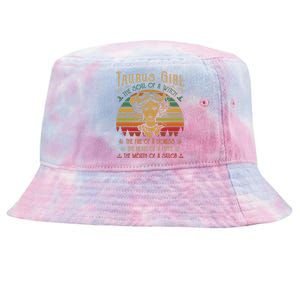 Taurus The Soul of a Witch The fire of a Lioness Hippie Tie-Dyed Bucket Hat