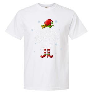 The Therapeutic Staff Support Elf Squad Matching Christmas Great Gift Garment-Dyed Heavyweight T-Shirt