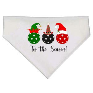 Tis The Season Pickleball Christmas Festive USA-Made Doggie Bandana