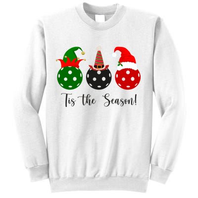Tis The Season Pickleball Christmas Festive Sweatshirt