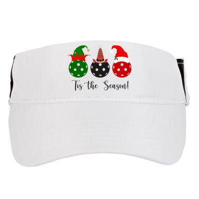 Tis The Season Pickleball Christmas Festive Adult Drive Performance Visor