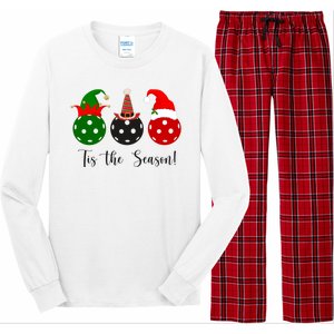 Tis The Season Pickleball Christmas Festive Long Sleeve Pajama Set