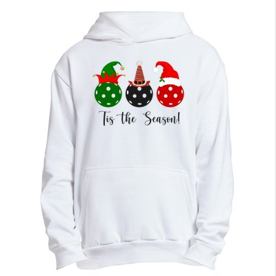 Tis The Season Pickleball Christmas Festive Urban Pullover Hoodie