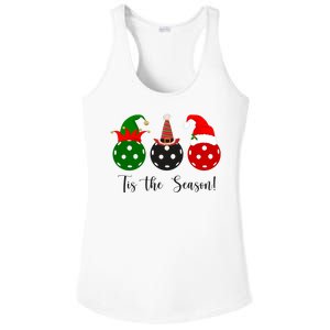 Tis The Season Pickleball Christmas Festive Ladies PosiCharge Competitor Racerback Tank