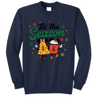 Tis The Season Christmas Holiday Hot Cocoa Mouse Mice Tall Sweatshirt