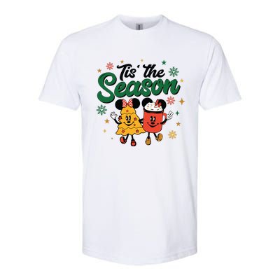 Tis The Season Christmas Holiday Hot Cocoa Mouse Mice Softstyle CVC T-Shirt