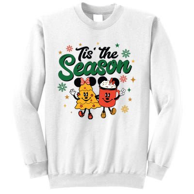 Tis The Season Christmas Holiday Hot Cocoa Mouse Mice Sweatshirt