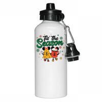 Tis The Season Christmas Holiday Hot Cocoa Mouse Mice Aluminum Water Bottle