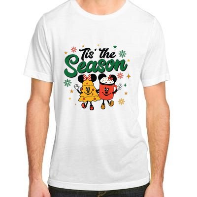 Tis The Season Christmas Holiday Hot Cocoa Mouse Mice Adult ChromaSoft Performance T-Shirt