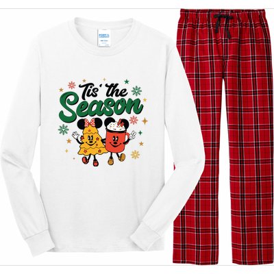 Tis The Season Christmas Holiday Hot Cocoa Mouse Mice Long Sleeve Pajama Set