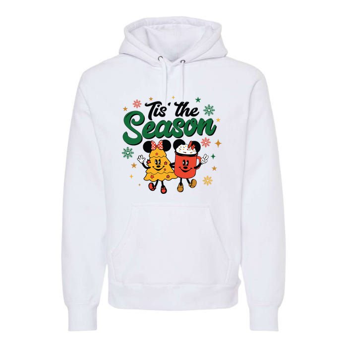 Tis The Season Christmas Holiday Hot Cocoa Mouse Mice Premium Hoodie