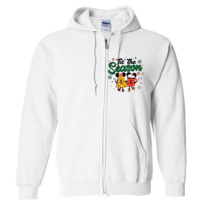 Tis The Season Christmas Holiday Hot Cocoa Mouse Mice Full Zip Hoodie